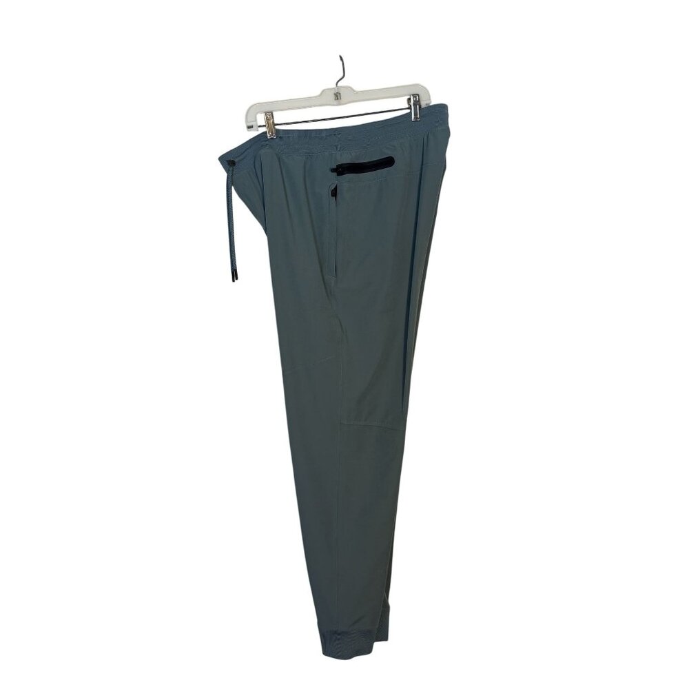 Under Armour HeatGear Joggers XL Fitted Green -Gray Lightweight Drawstring Waist - Picture 4 of 10